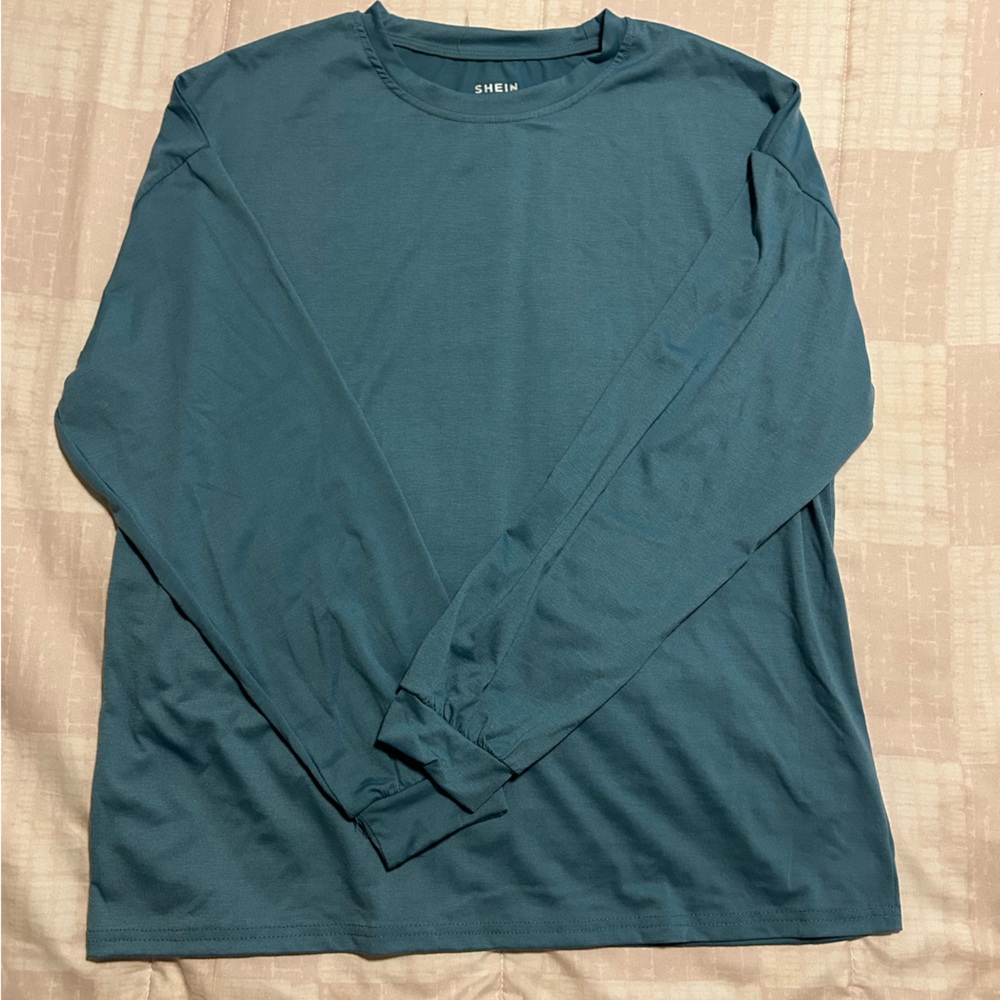Blueish Greenish Long Sleeve Shirt